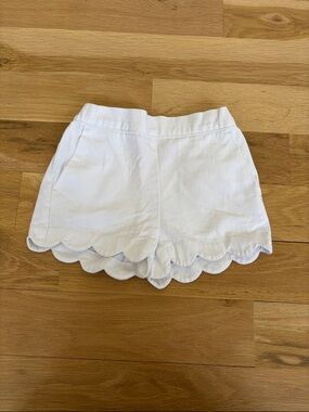 Crewcuts White Scalloped Hem Kids' Shorts 4T